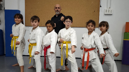 Karate Action Hero Background